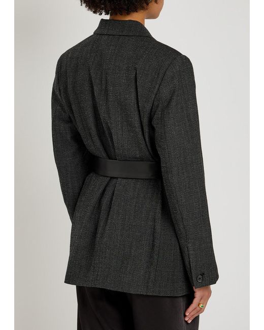 Rag & Bone Black Virginia Seersucker Blazer