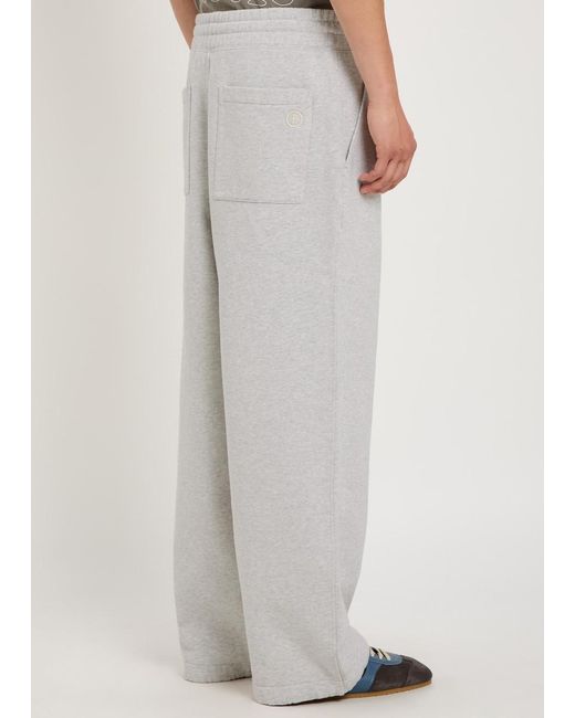 Picante Gray Everyday Wide-Leg Cotton Sweatpants for men
