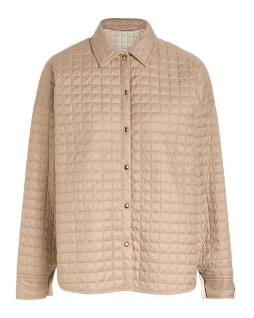 Moncler Natural Quilted Shell Overshirt