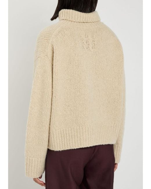 Nili Lotan Natural Tabitha Cashmere-Blend Jumper