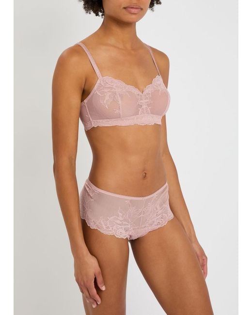 Wacoal Pink Vivid Attraction Lace Thong