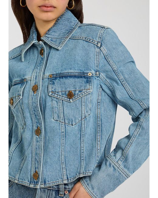 Balmain Blue Denim Jackets