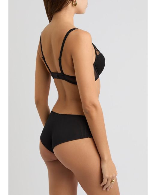 Simone Perele Black Intrigue Tulle Padded Underwired Bra