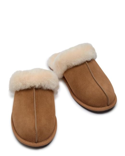 Ugg Brown Scuffette Ii Suede Slippers