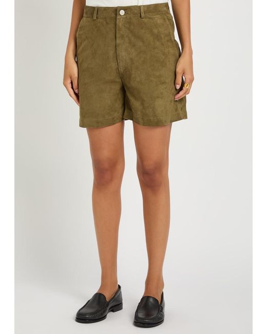 Arma Green Bobby Suede Shorts
