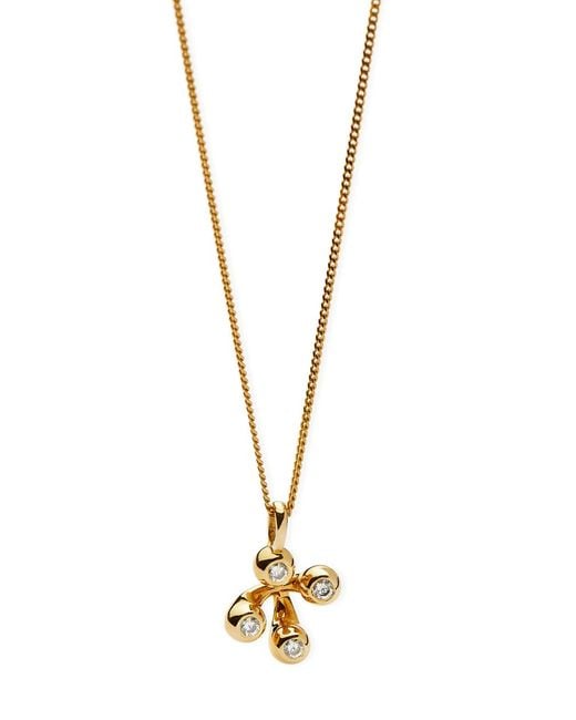 Missoma Metallic X The Flag Twins Atom 18Kt Vermeil Necklace