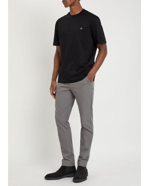 Boss Black C-Taut 01 Logo-Appliquéd Cotton T-Shirt for men