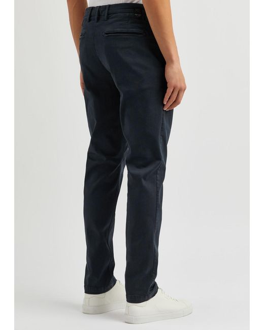 Replay Blue Benni Hyperflex X. Lite Cotton-blend Chinos for men