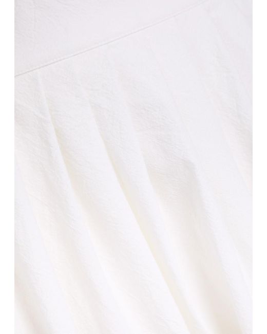 Les Vacances d'Irina White Little Wings Scalloped Cotton Co-Ord