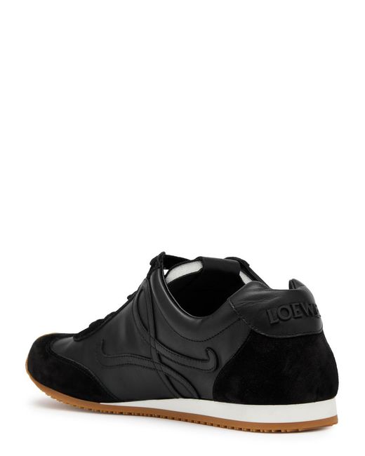 Loewe Black Ballet Runner 2.0 Panelled Leather Sneakers