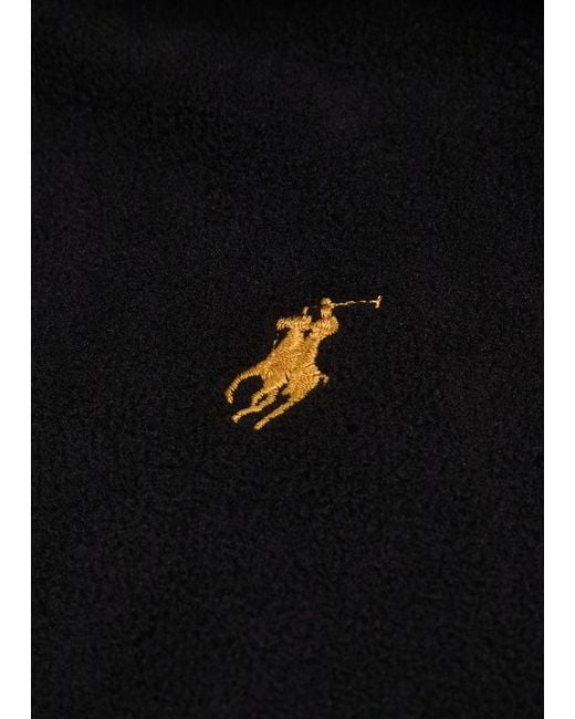 Polo Ralph Lauren Black Logo Cable-Knit Wool And Cashmere-Blend Jumper for men
