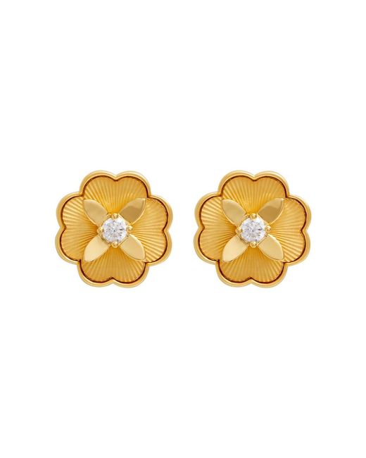 Kate Spade Metallic Heritage Bloom -plated Stud Earrings