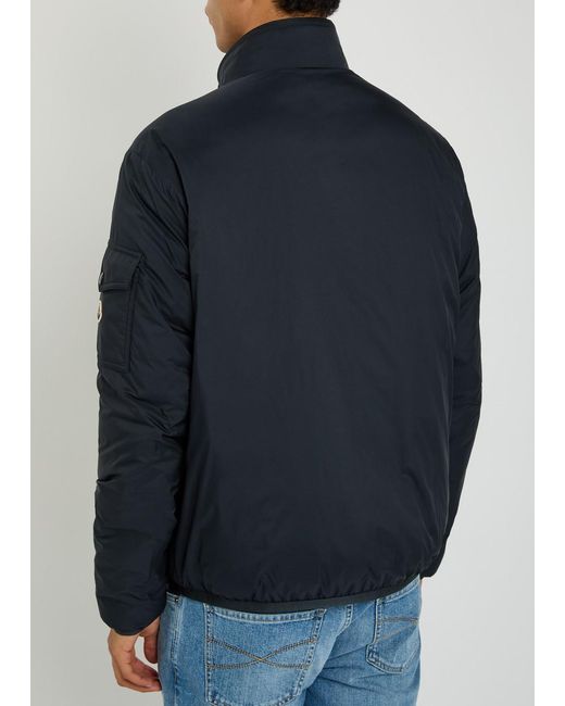 Moncler Blue Breezes Padded Shell Jacket for men