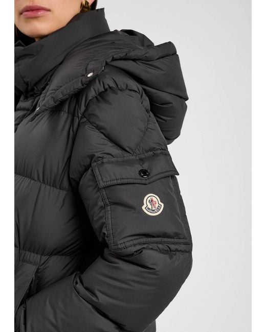 Moncler Black Maya 70 Hooded Quilted Shell Jacket