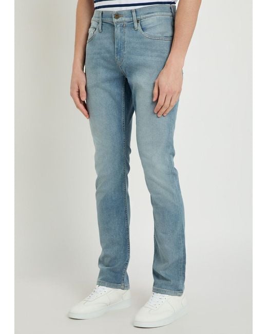PAIGE Blue Federal Slim Straight-Leg Jeans for men
