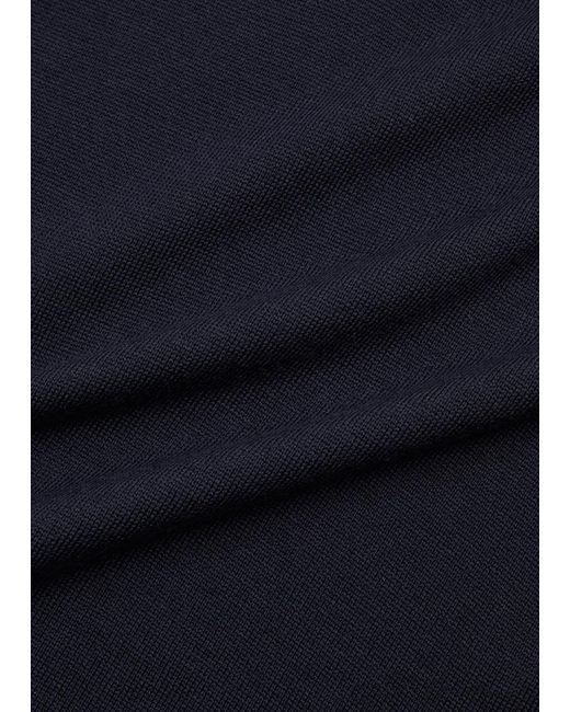John Smedley Blue Hadfield Wool Vest for men