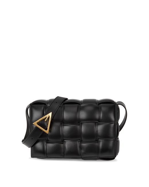 Bottega Veneta Black Cassette Padded Leather Cross-Body Bag