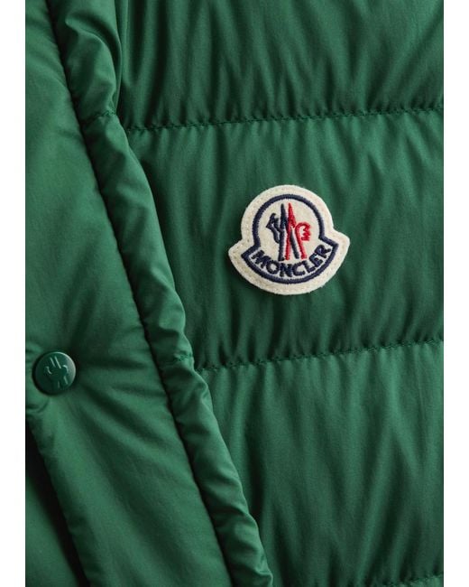 Moncler Green Barthe Quilted Shell Gilet for men