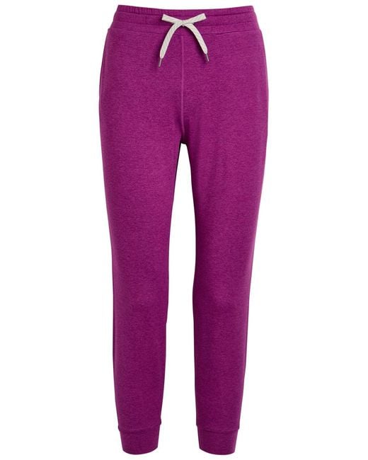 vuori Purple Performance Stretch-Jersey Sweatpants