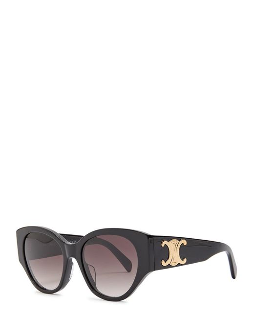 Céline Brown Triomphe Cat-Eye Sunglasses