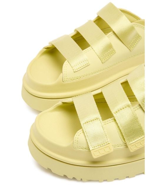Ugg Yellow Golden Glow Rubber Sliders