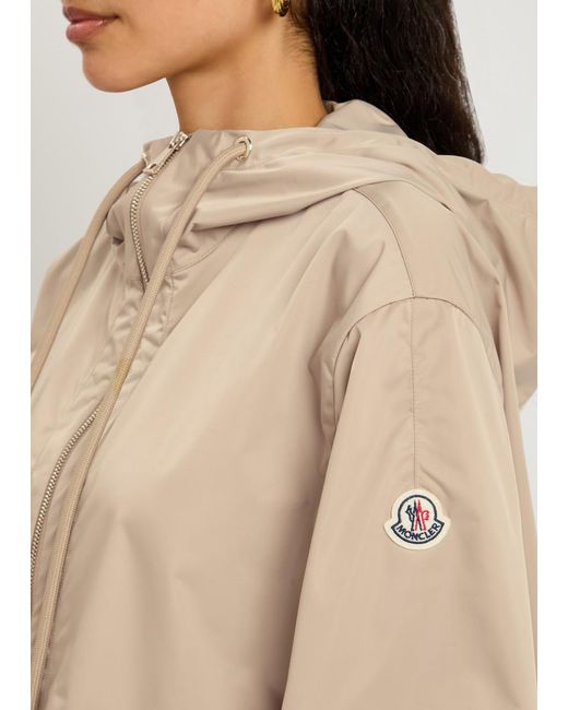 Moncler Natural Cassiopea Hooded Shell Jacket