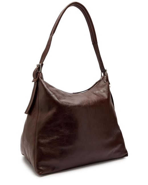 LEMAIRE BELTED HOBO BAG 25ss ダークブラウン Belted Hobo Bag — Dark Brown – La Garçonne