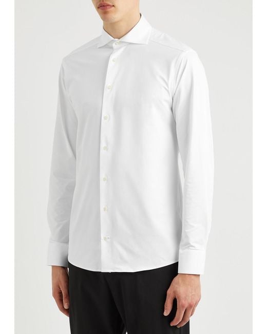 Eton of Sweden White Stretch-jersey Shirt for men