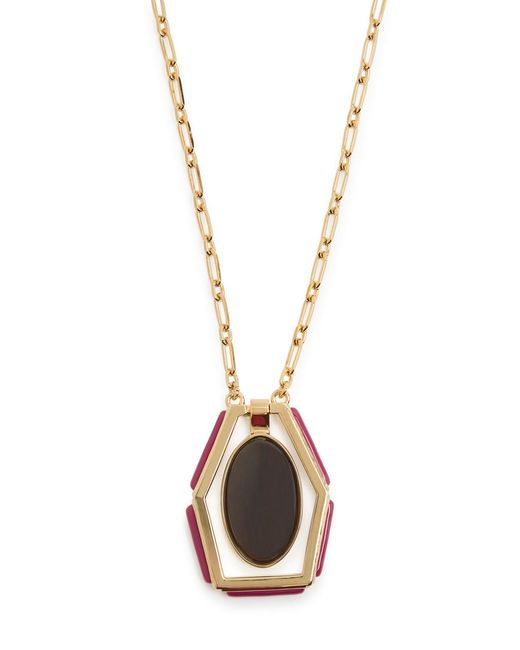 LaDoubleJ Metallic Power Portal 24Kt-Plated Necklace