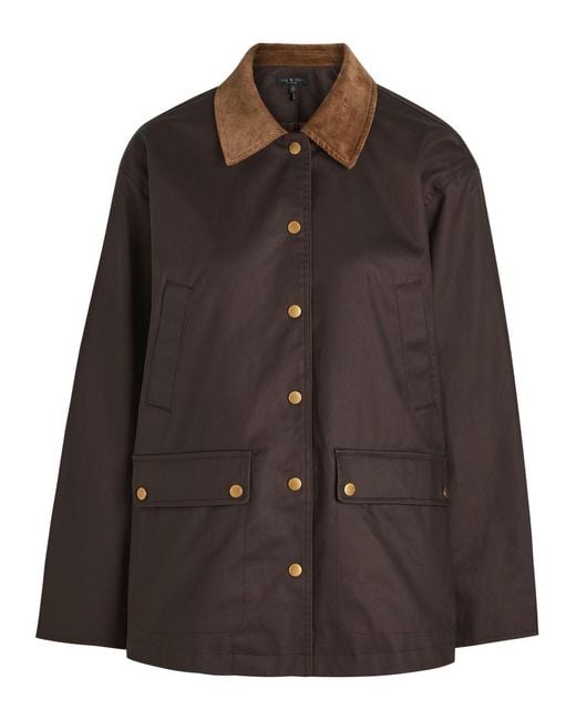Rag & Bone Brown Cassidy Twill Jacket
