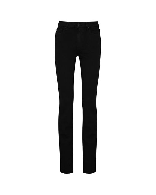 PAIGE Black Hoxton Transcend Slim-Leg Jeans