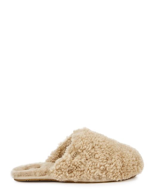 Ugg Natural Maxi Curly Shearling Slippers