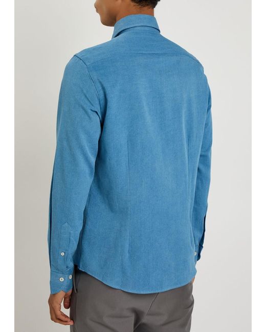 Aurélien Blue Chambray Shirt for men
