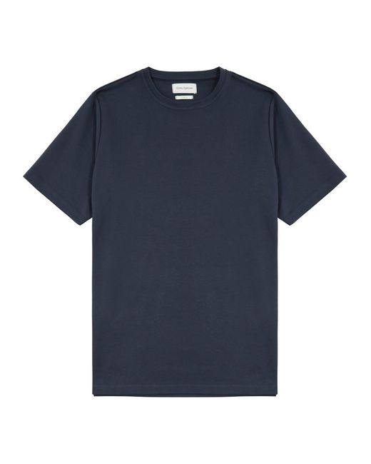 Oliver Spencer Blue Heavy Cotton T-shirt for men