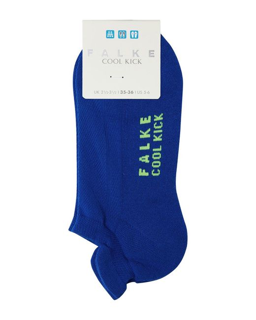 Falke Blue Cool Kick Jersey Trainer Socks