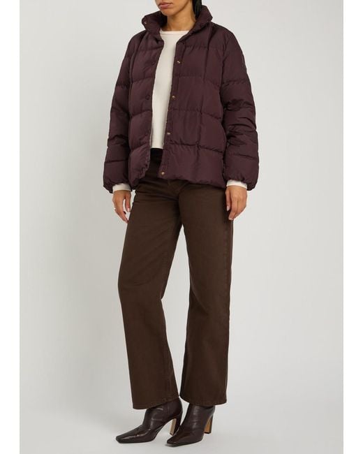 Moncler Purple Cochevinne Padded Shell Jacket