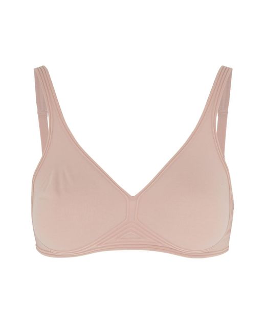 Wolford Natural Skin Seamless Stretch-cotton Soft-cup Bra