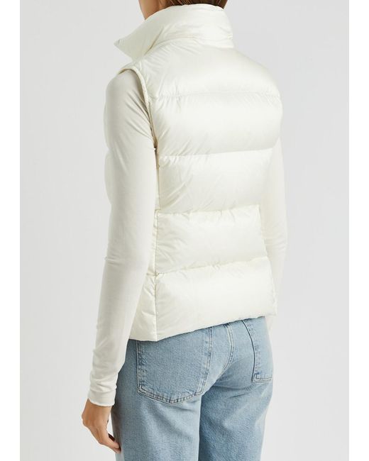 Moncler Natural Gallinule Quilted Shell Gilet