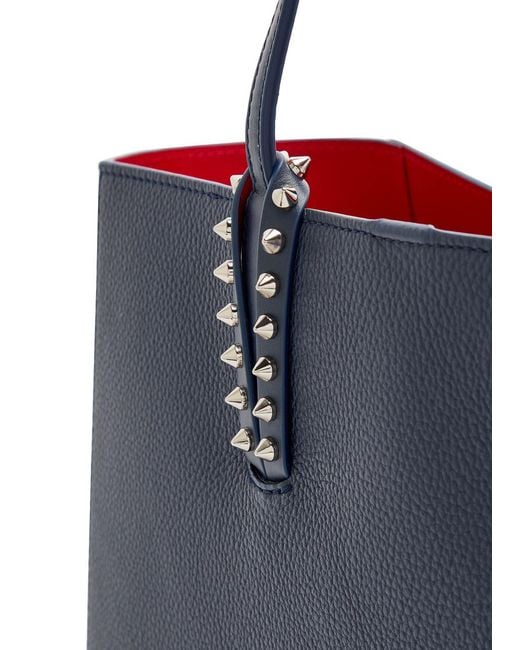 Christian Louboutin Blue Cabata Small Leather Tote
