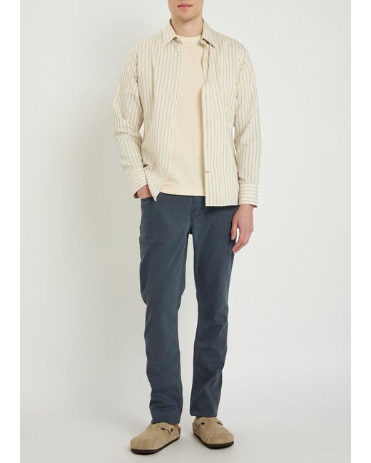 PAIGE Blue Federal Slim Straight-Leg Jeans for men