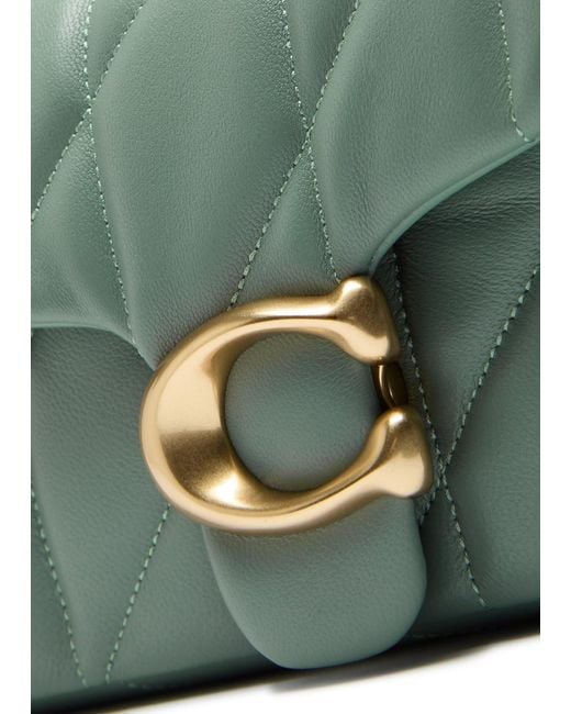 COACH Green Tabby 20 Quilted Leather Shoulder Bag