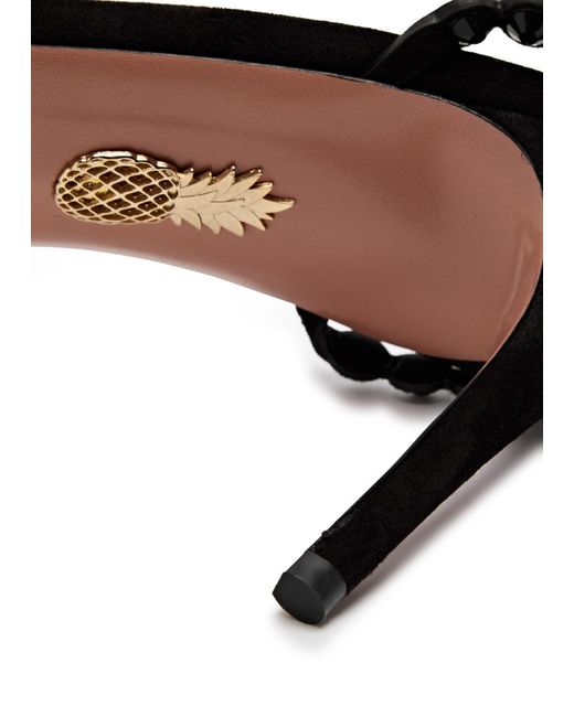 Aquazzura Black Sandals