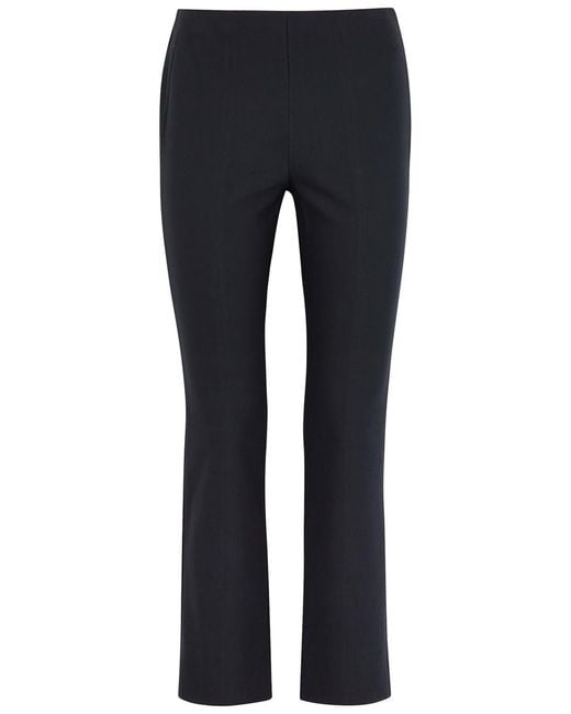 Vince Blue Off- Stretch-Jersey Trousers