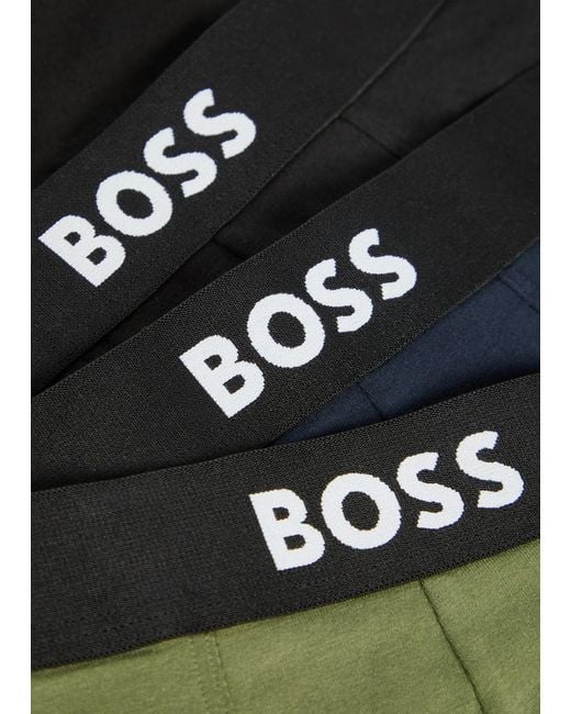 Boss Green Stretch-Cotton Boxer Briefs for men