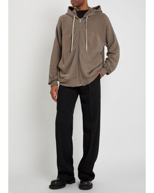 Rick Owens Black Dietrich Straight-Leg Wool Trousers for men
