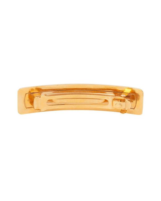 Susan Caplan White Chanel Hair Clip