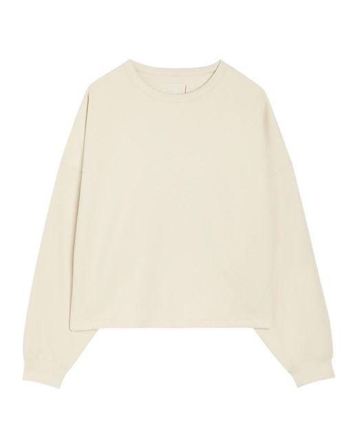 Nike Natural Cropped Jersey Sweatshirt