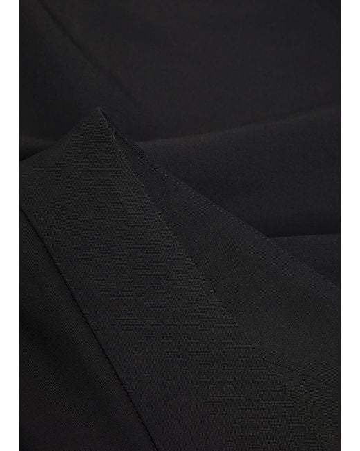Rohe Black Asymmetric Off-The-Shoulder Top