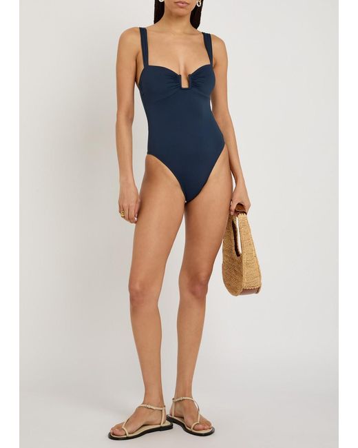 Away That Day Blue Cannes Swimsuit