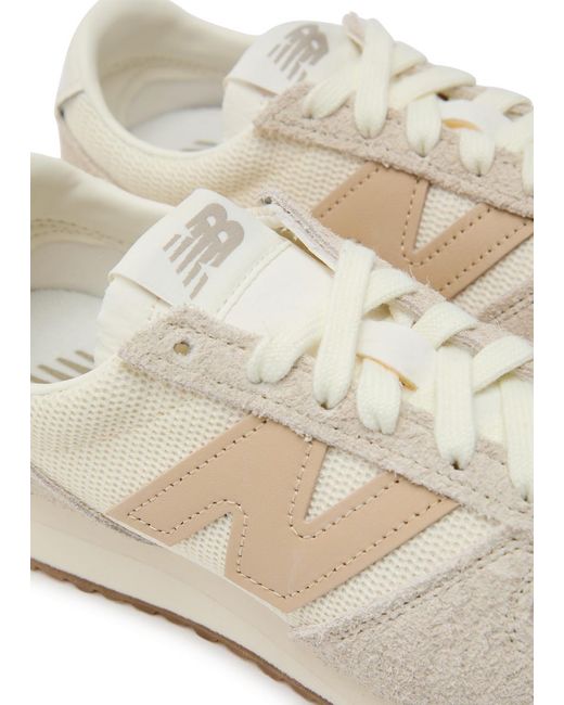 New Balance White 471 Panelled Mesh-Knit Sneakers